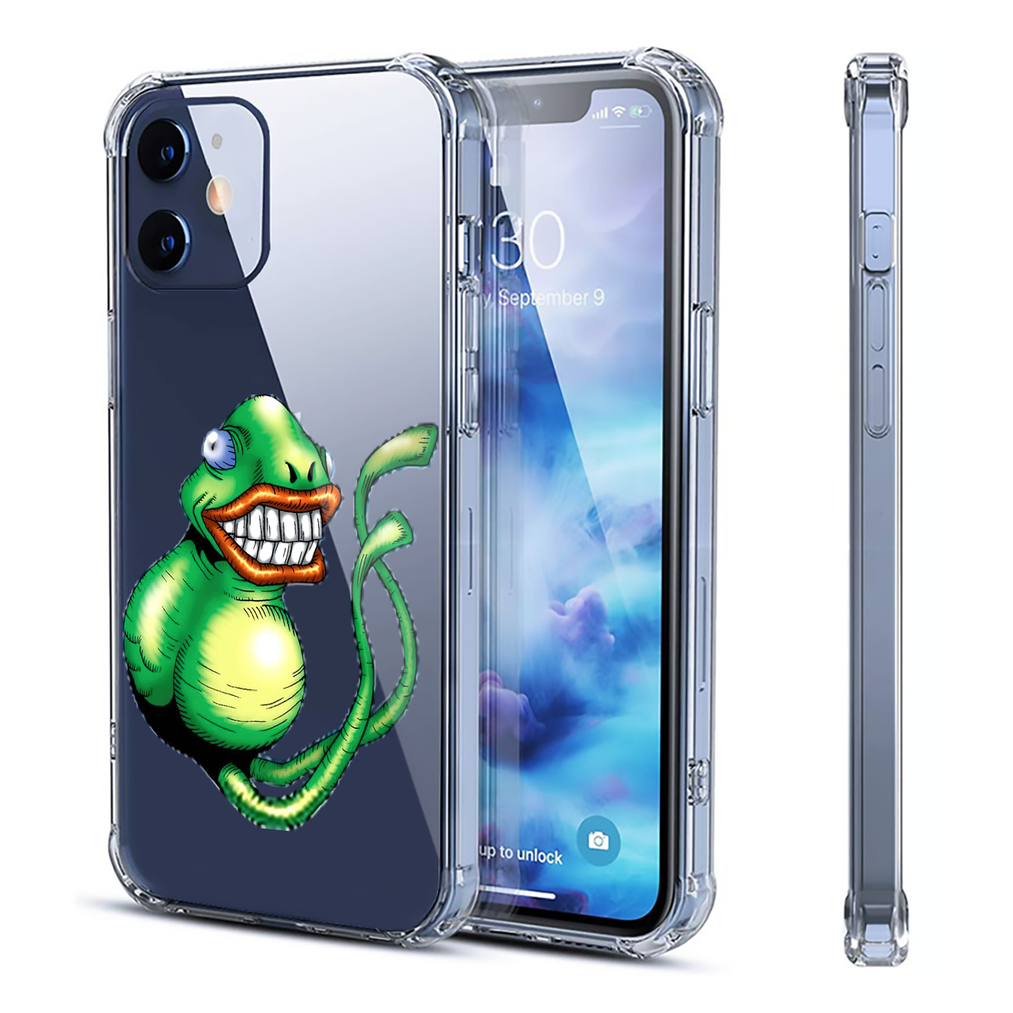（画像用） 遊☆戯☆王 Yu-Gi-Oh! 【iPhone 12シリーズ対応】透明スマホケース（クリアソフトケース）